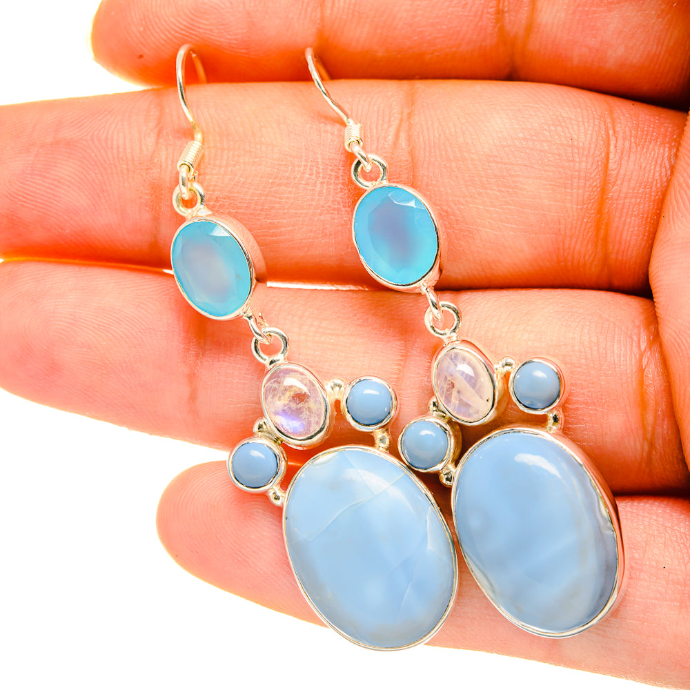 Owyhee Opal Earrings handcrafted by Anasilvercos - EARR418609