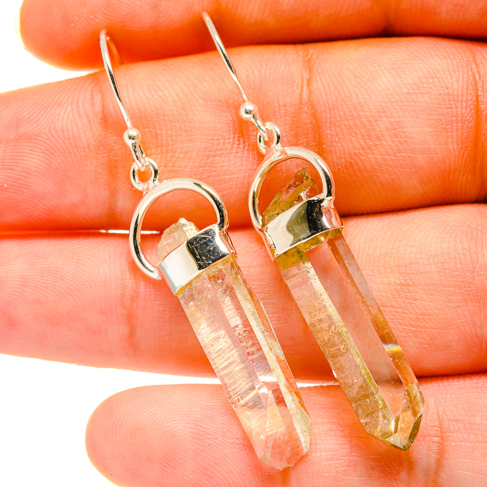 Citrine Earrings handcrafted by Anasilvercos - EARR418615