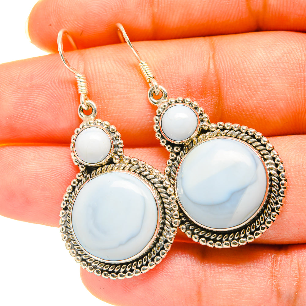Owyhee Opal Earrings handcrafted by Anasilvercos - EARR418641