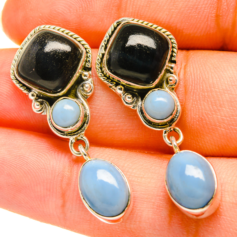 Owyhee Opal Earrings handcrafted by Anasilvercos - EARR418647