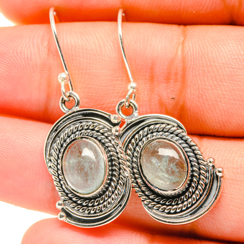 Aquamarine Earrings handcrafted by Anasilvercos - EARR418684