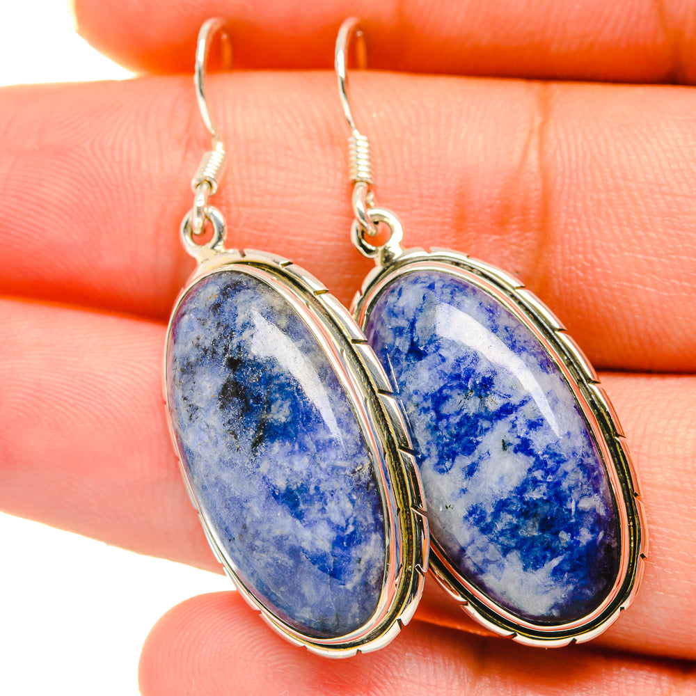 Sodalite Earrings handcrafted by Anasilvercos - EARR418711