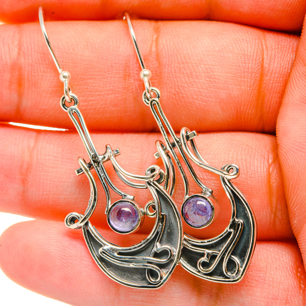 Tanzanite Earrings handcrafted by Anasilvercos - EARR418746