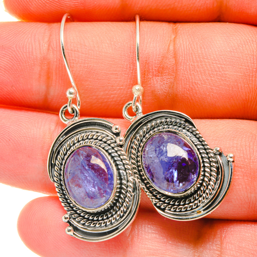 Tanzanite Earrings handcrafted by Anasilvercos - EARR418764