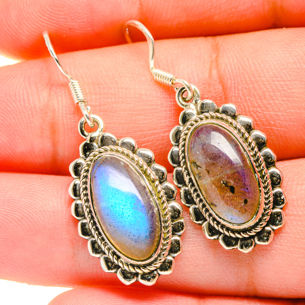 Labradorite Earrings handcrafted by Anasilvercos - EARR418771