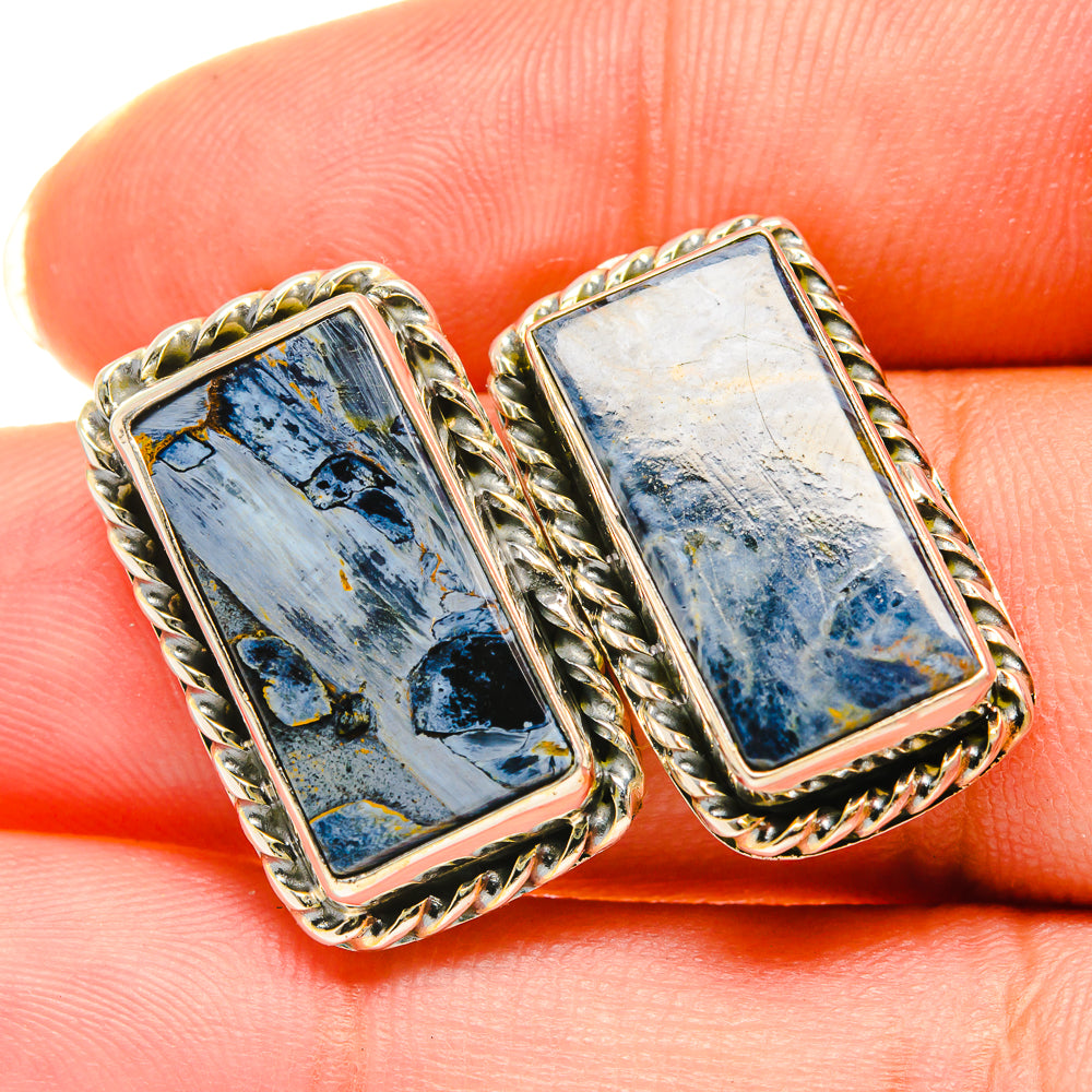 Pietersite Earrings handcrafted by Anasilvercos - EARR418782