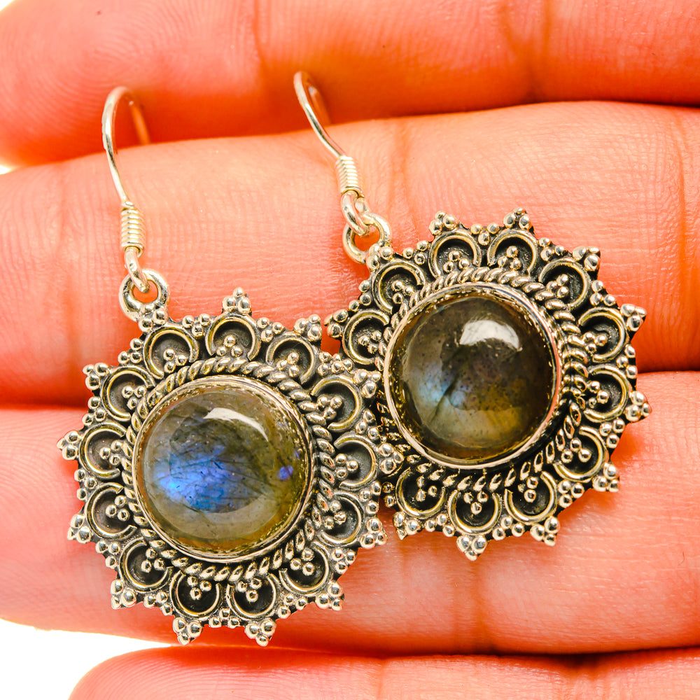 Labradorite Earrings handcrafted by Anasilvercos - EARR418842