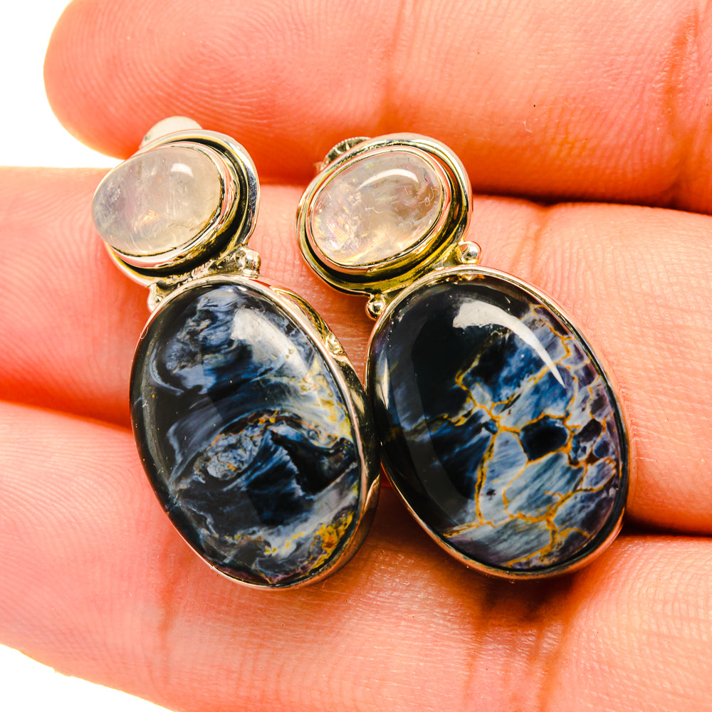 Pietersite Earrings handcrafted by Anasilvercos - EARR418844