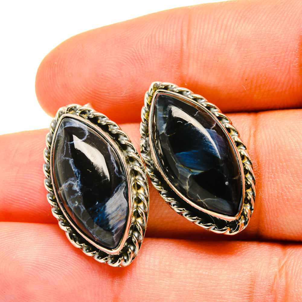 Pietersite Earrings handcrafted by Anasilvercos - EARR418848
