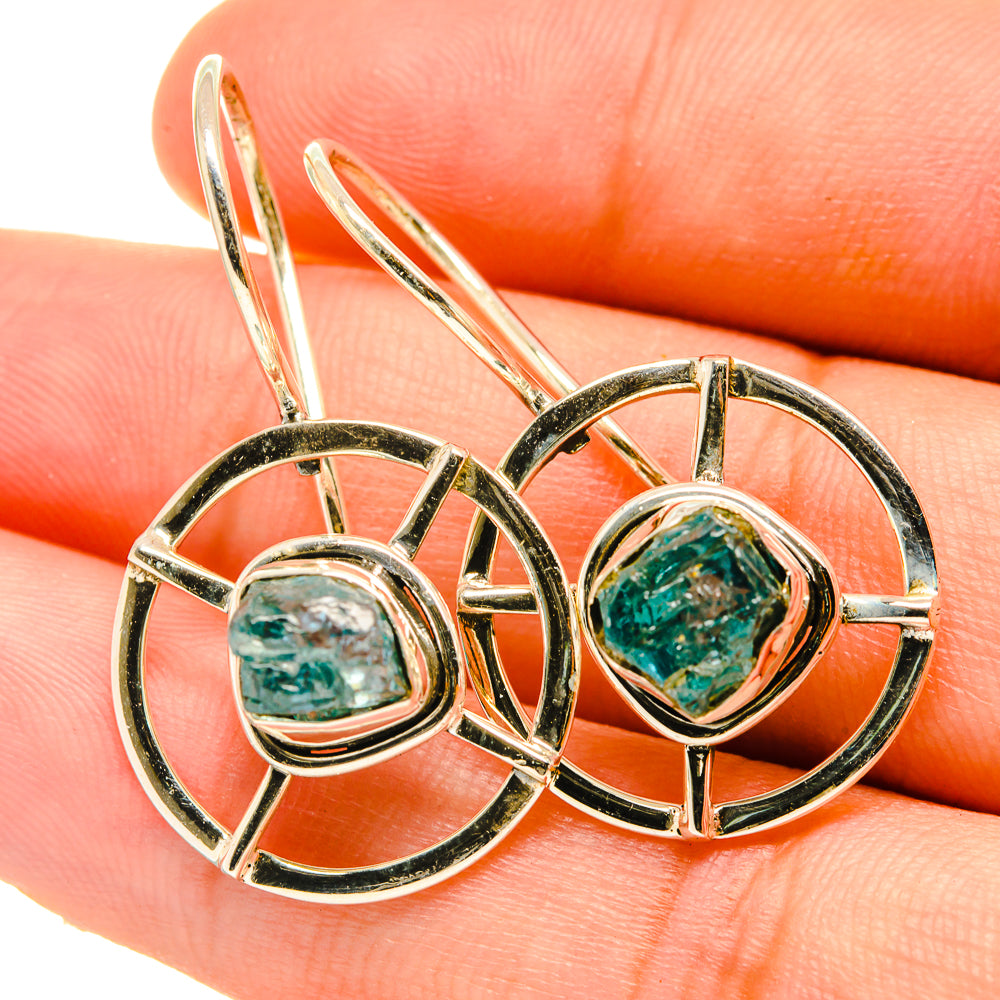 Apatite Earrings handcrafted by Anasilvercos - EARR418856