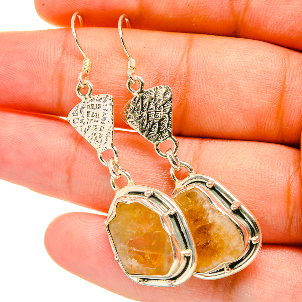 Citrine Earrings handcrafted by Anasilvercos - EARR418872