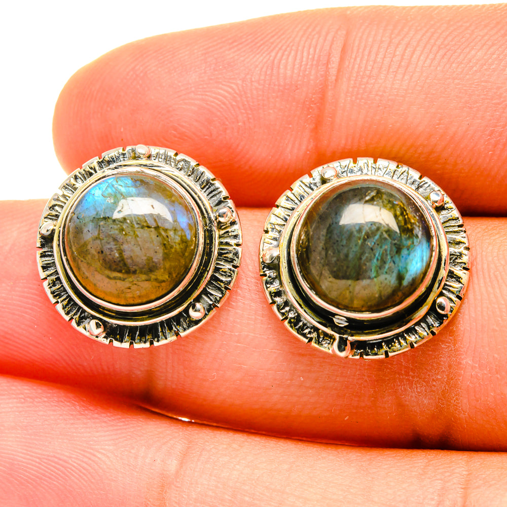 Labradorite Earrings handcrafted by Anasilvercos - EARR418887