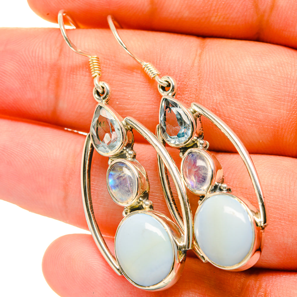 Owyhee Opal Earrings handcrafted by Anasilvercos - EARR418909