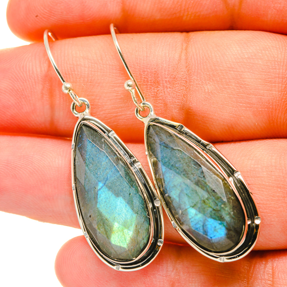Labradorite Earrings handcrafted by Anasilvercos - EARR418921