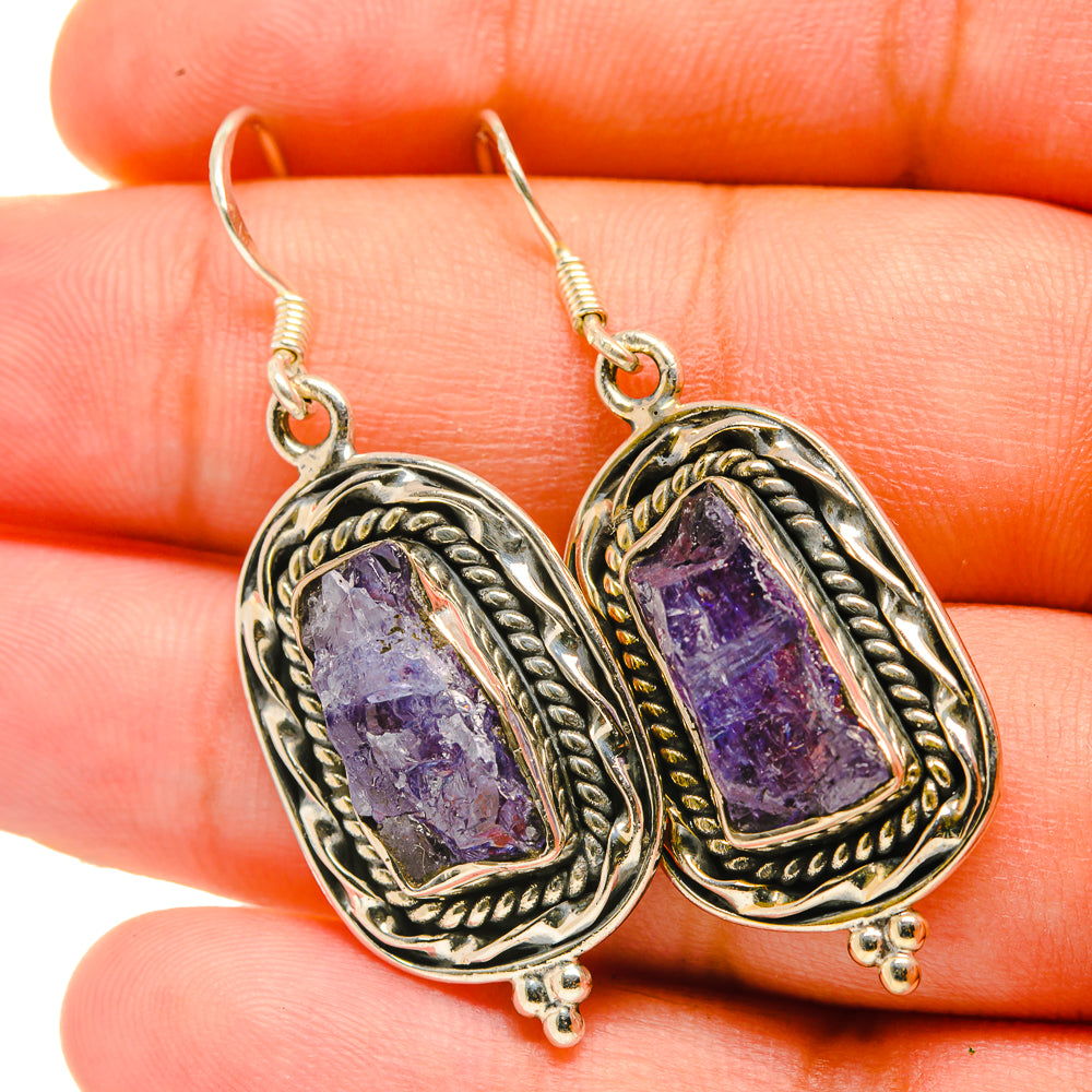 Tanzanite Earrings handcrafted by Anasilvercos - EARR418938