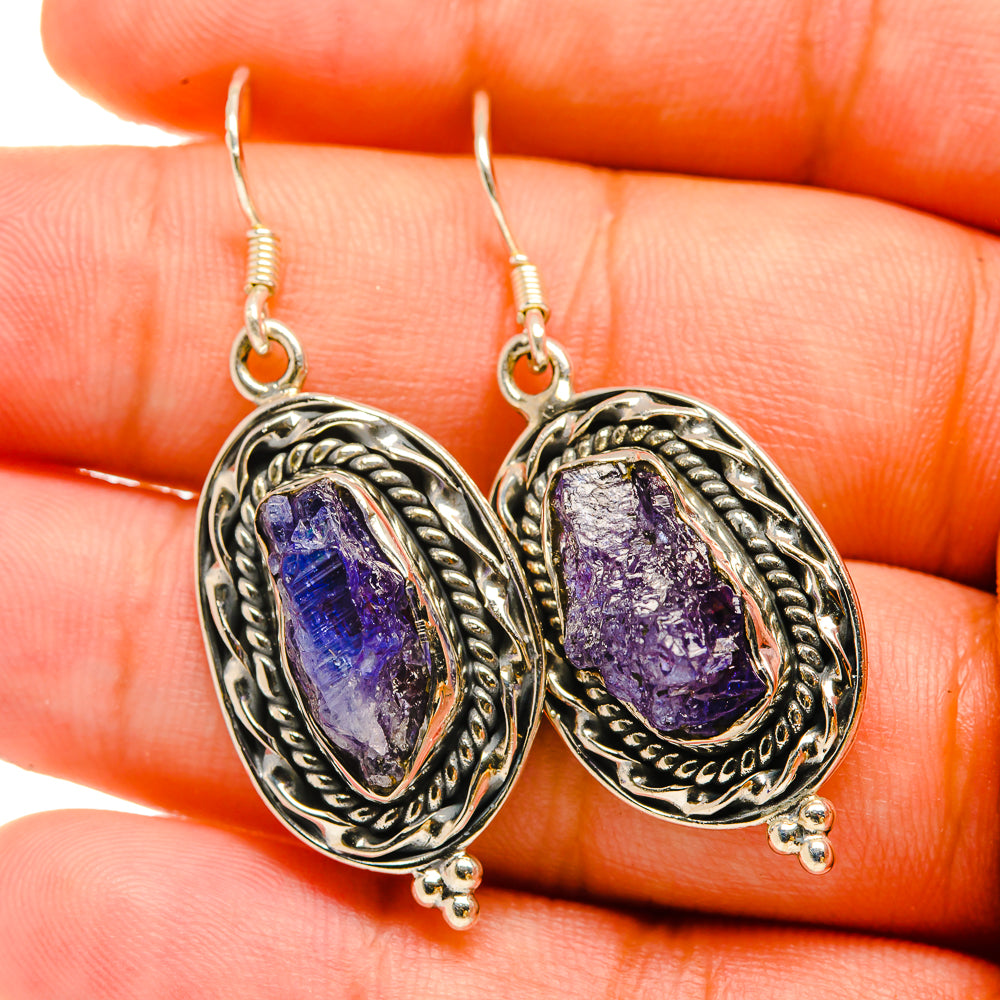 Tanzanite Earrings handcrafted by Anasilvercos - EARR418960