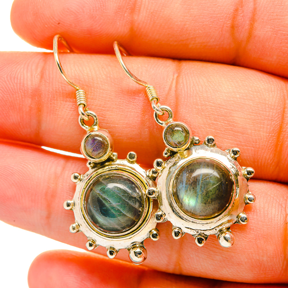 Labradorite Earrings handcrafted by Anasilvercos - EARR418975