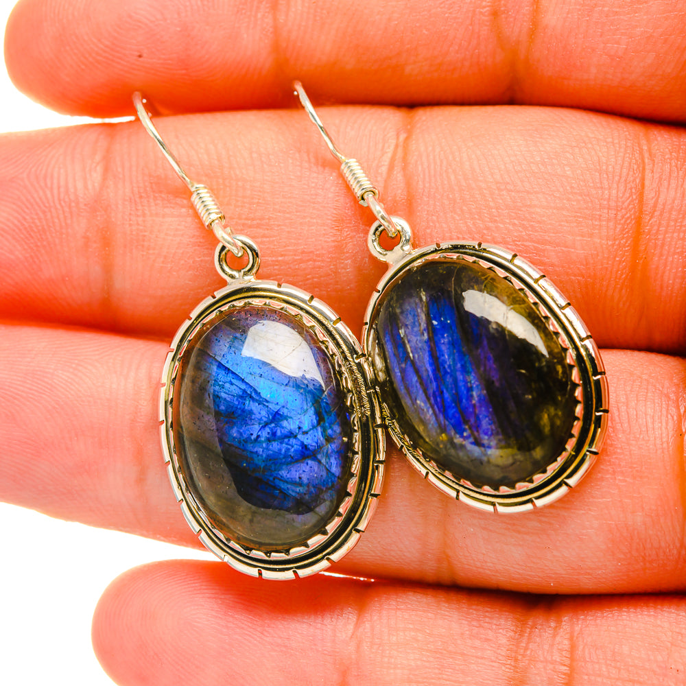 Labradorite Earrings handcrafted by Anasilvercos - EARR418976