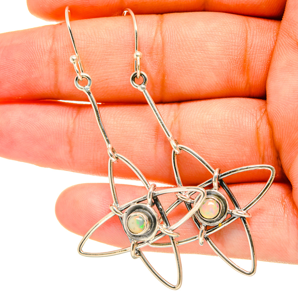 Ethiopian Opal Earrings handcrafted by Anasilvercos - EARR418984