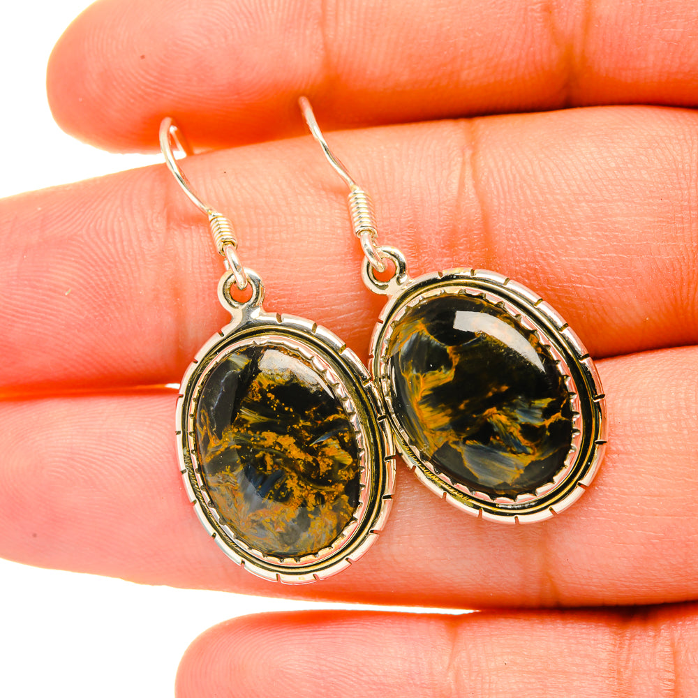 Pietersite Earrings handcrafted by Anasilvercos - EARR419004