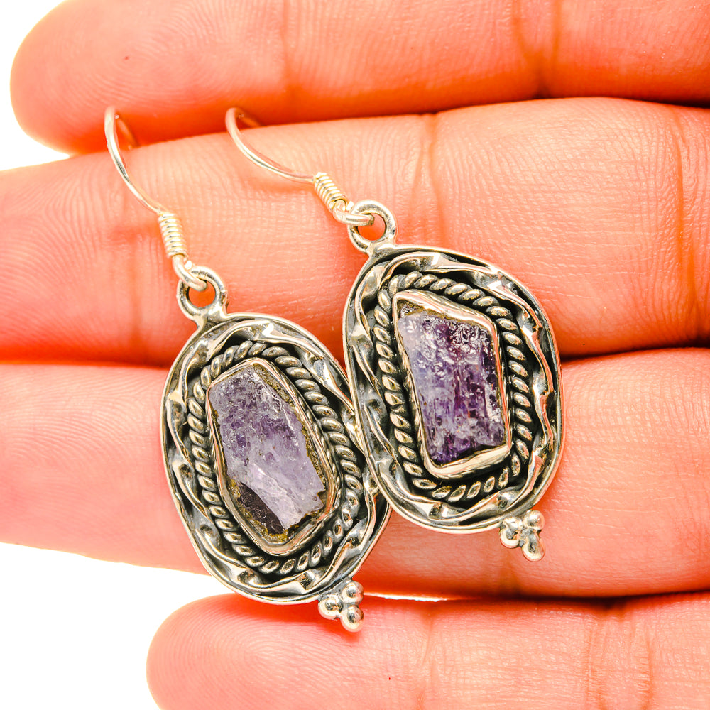 Tanzanite Earrings handcrafted by Anasilvercos - EARR419037