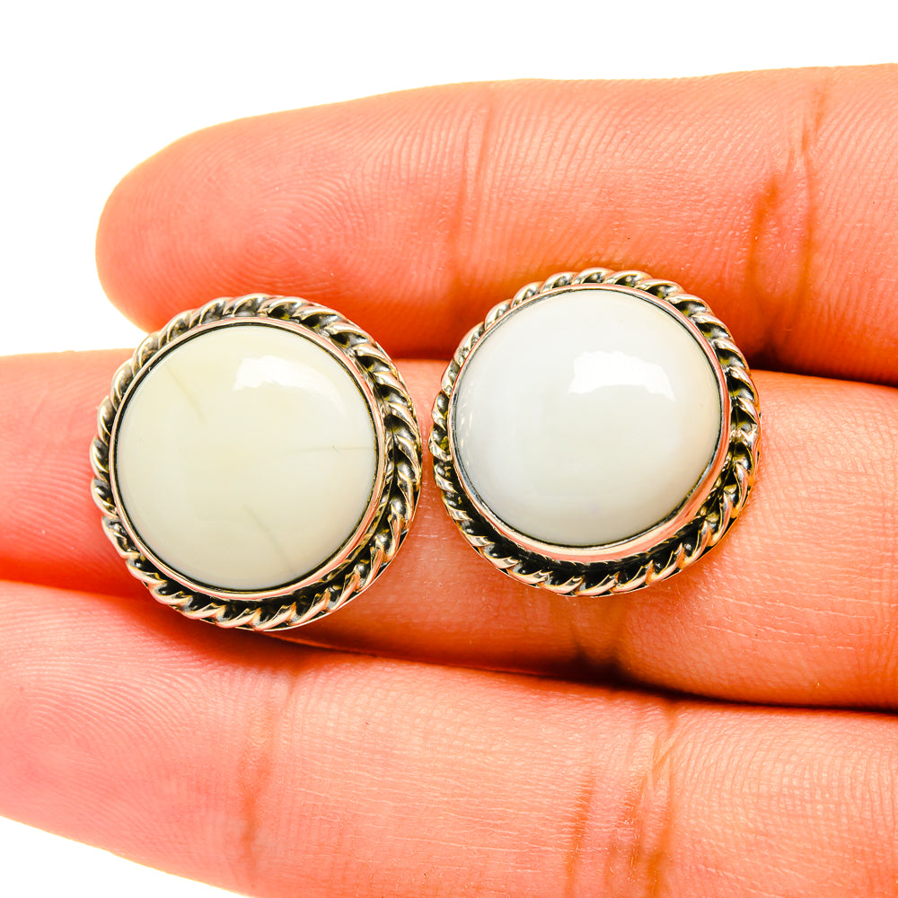 Owyhee Opal Earrings handcrafted by Anasilvercos - EARR419045