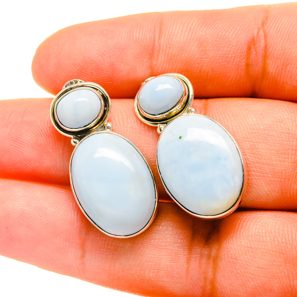 Owyhee Opal Earrings handcrafted by Anasilvercos - EARR419057