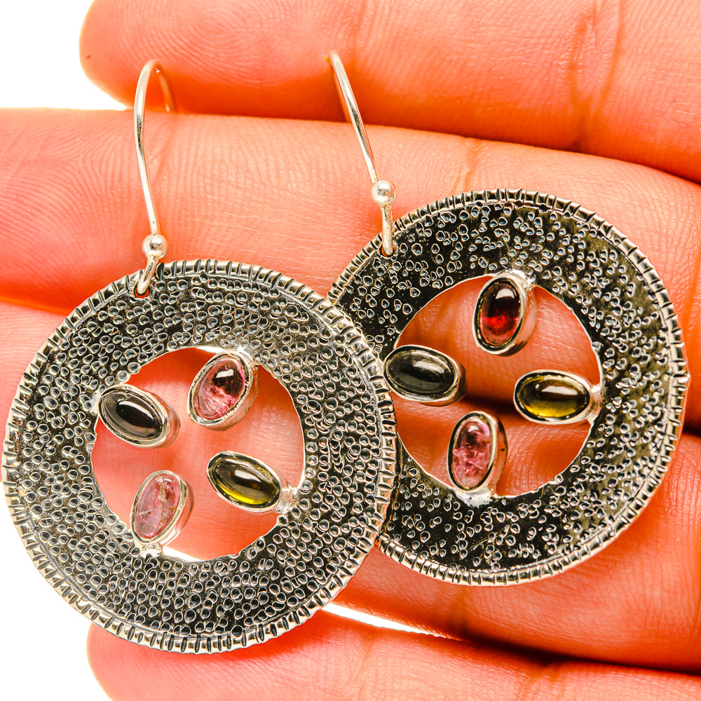Tourmaline Earrings handcrafted by Anasilvercos - EARR419095