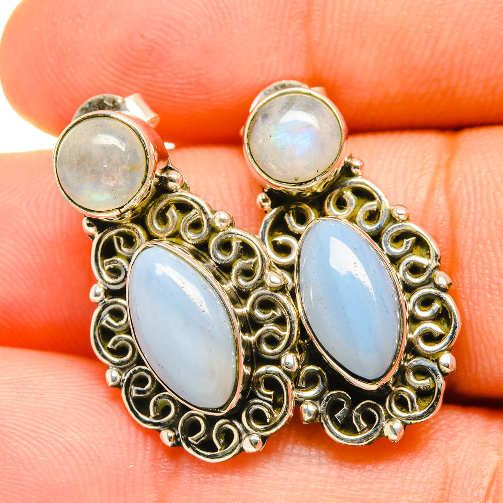 Owyhee Opal Earrings handcrafted by Anasilvercos - EARR419136