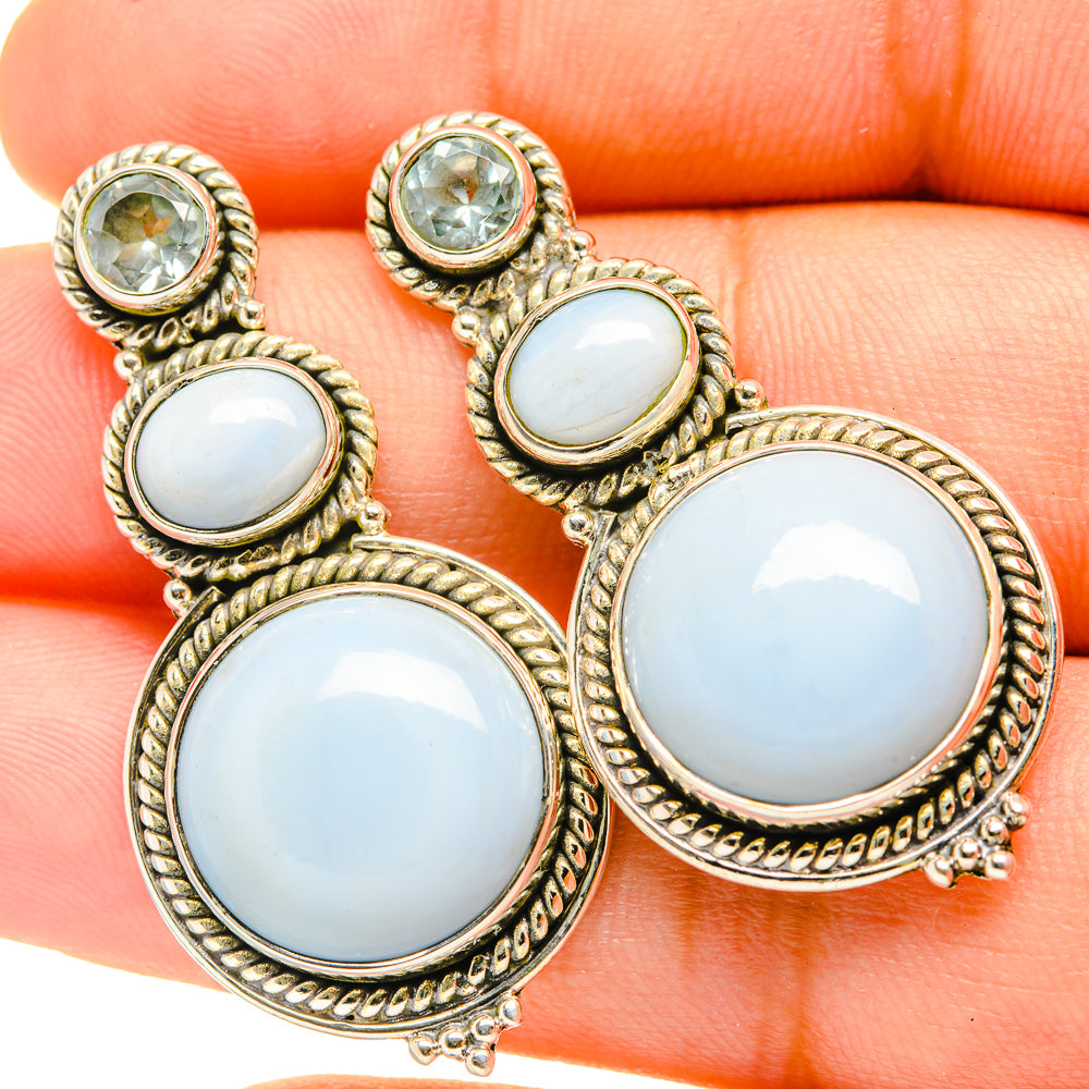 Owyhee Opal Earrings handcrafted by Anasilvercos - EARR419168