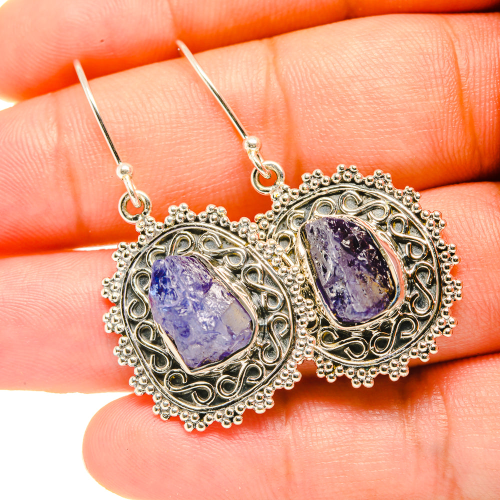 Tanzanite Earrings handcrafted by Anasilvercos - EARR419186