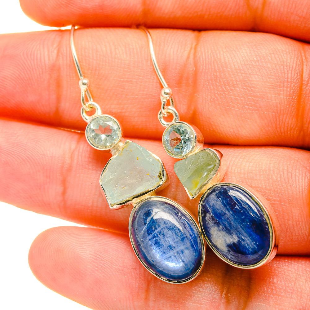 Kyanite Earrings handcrafted by Anasilvercos - EARR419202