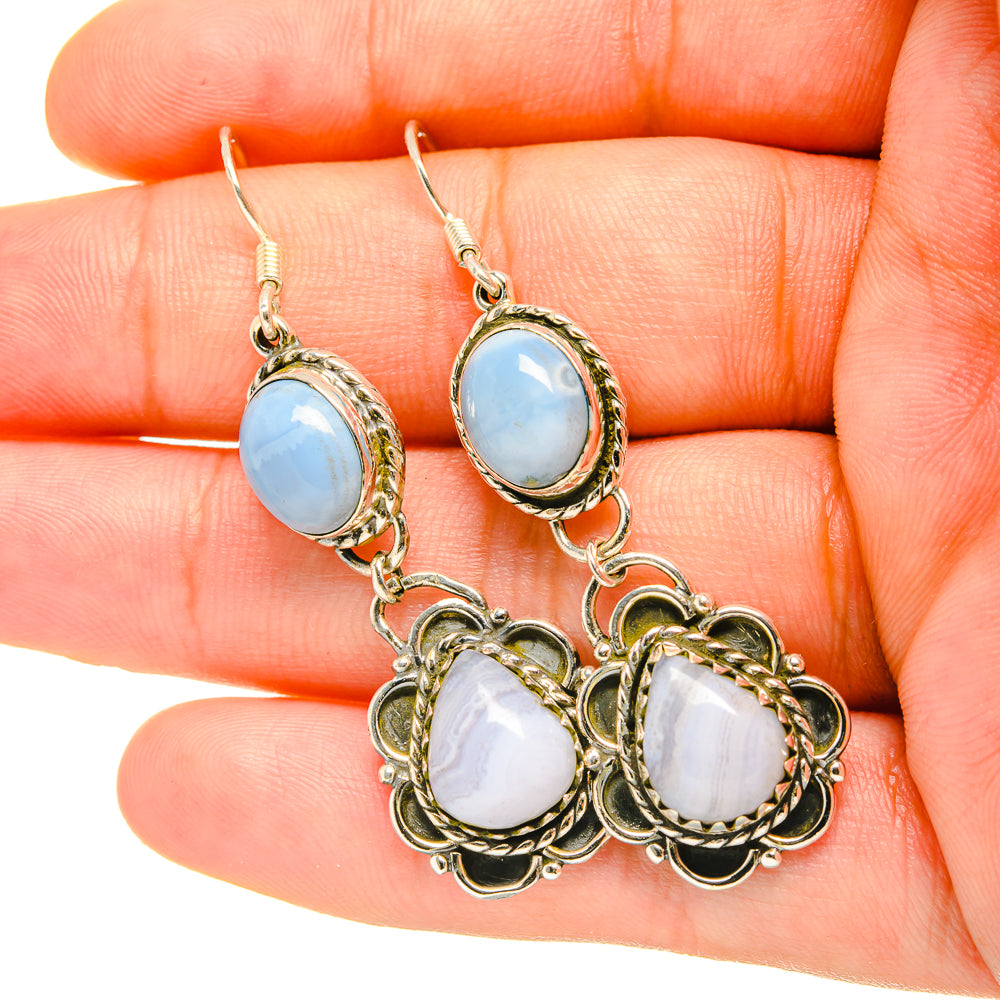 Owyhee Opal Earrings handcrafted by Anasilvercos - EARR419216
