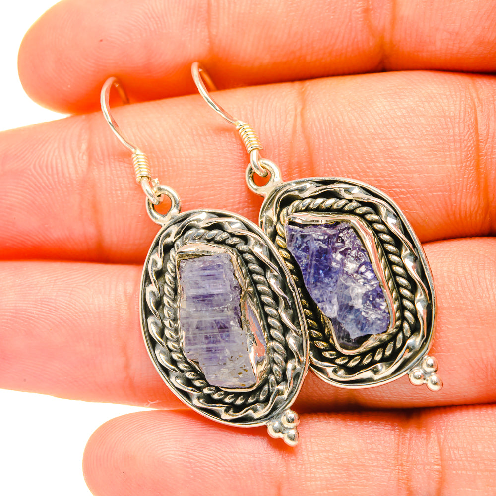 Tanzanite Earrings handcrafted by Anasilvercos - EARR419226