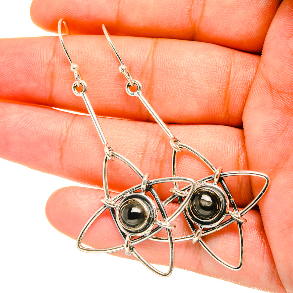 Star Diopside Earrings handcrafted by Anasilvercos - EARR419229