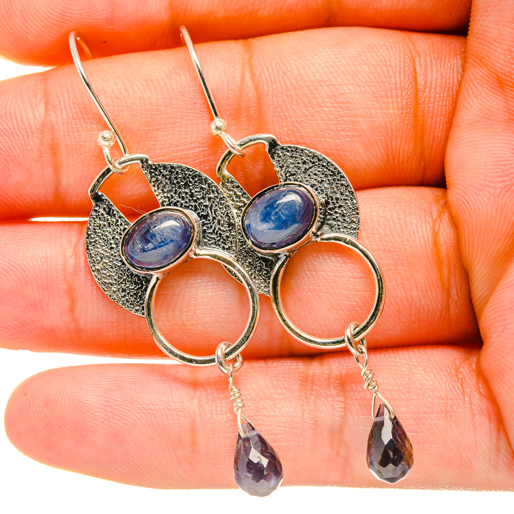 Kyanite Earrings handcrafted by Anasilvercos - EARR419233