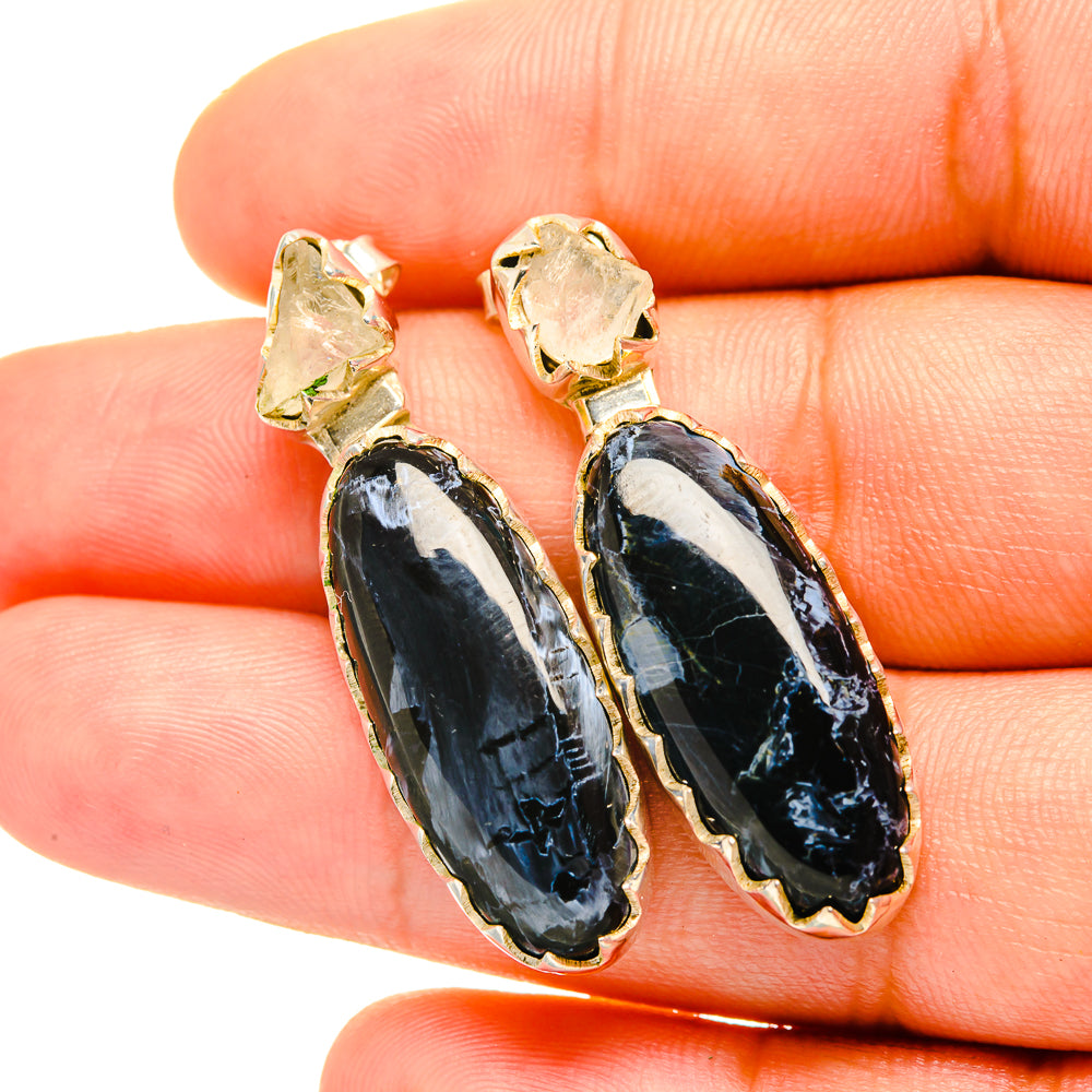 Pietersite Earrings handcrafted by Anasilvercos - EARR419239