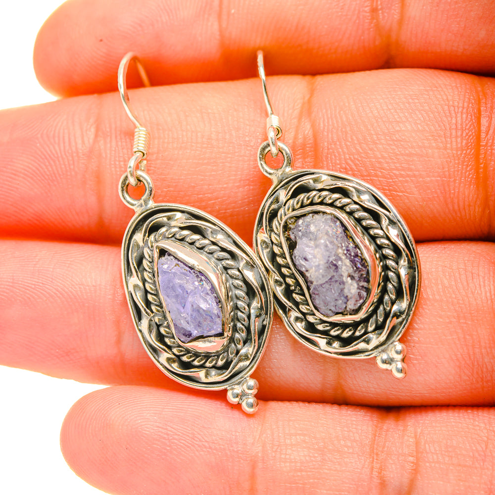 Tanzanite Earrings handcrafted by Anasilvercos - EARR419252