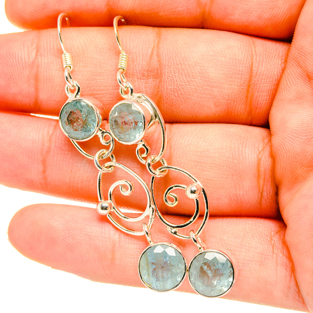 Aquamarine Earrings handcrafted by Anasilvercos - EARR419297