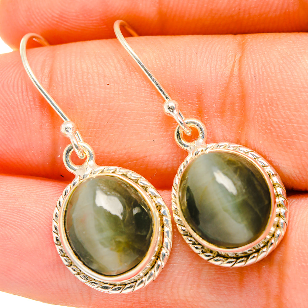 Cat's Eye Earrings handcrafted by Anasilvercos - EARR419751