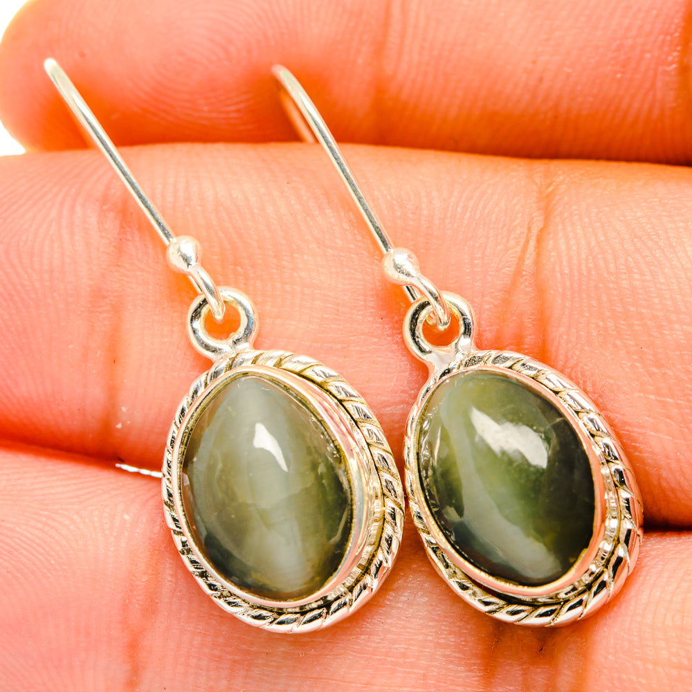 Cat's Eye Earrings handcrafted by Anasilvercos - EARR419753
