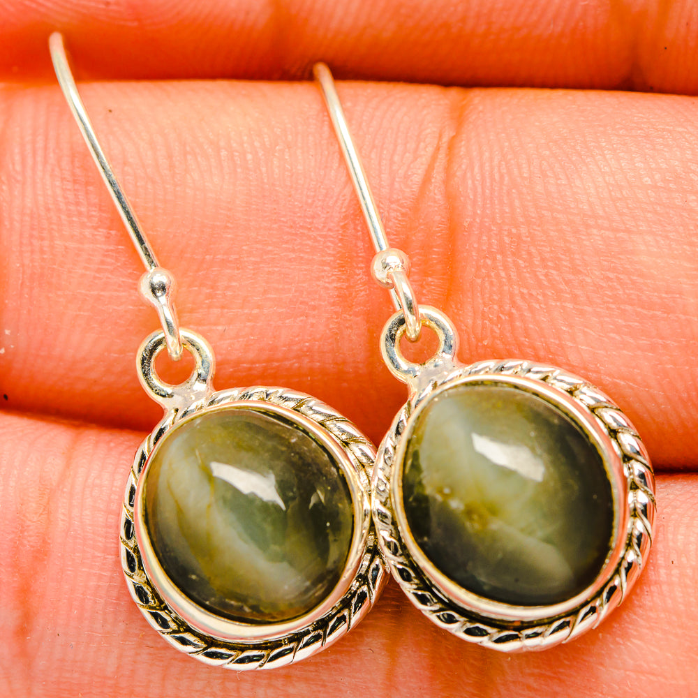 Cat's Eye Earrings handcrafted by Anasilvercos - EARR419758