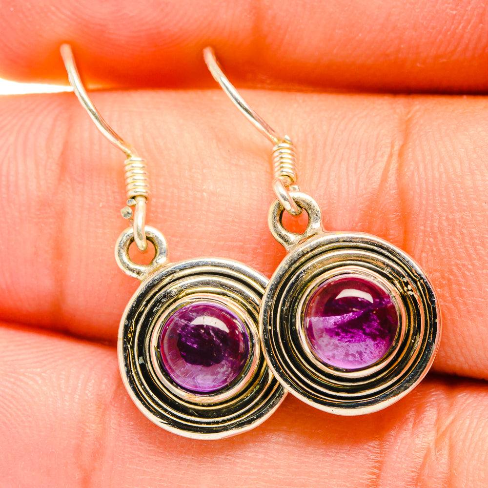 Amethyst Earrings handcrafted by Anasilvercos - EARR419792