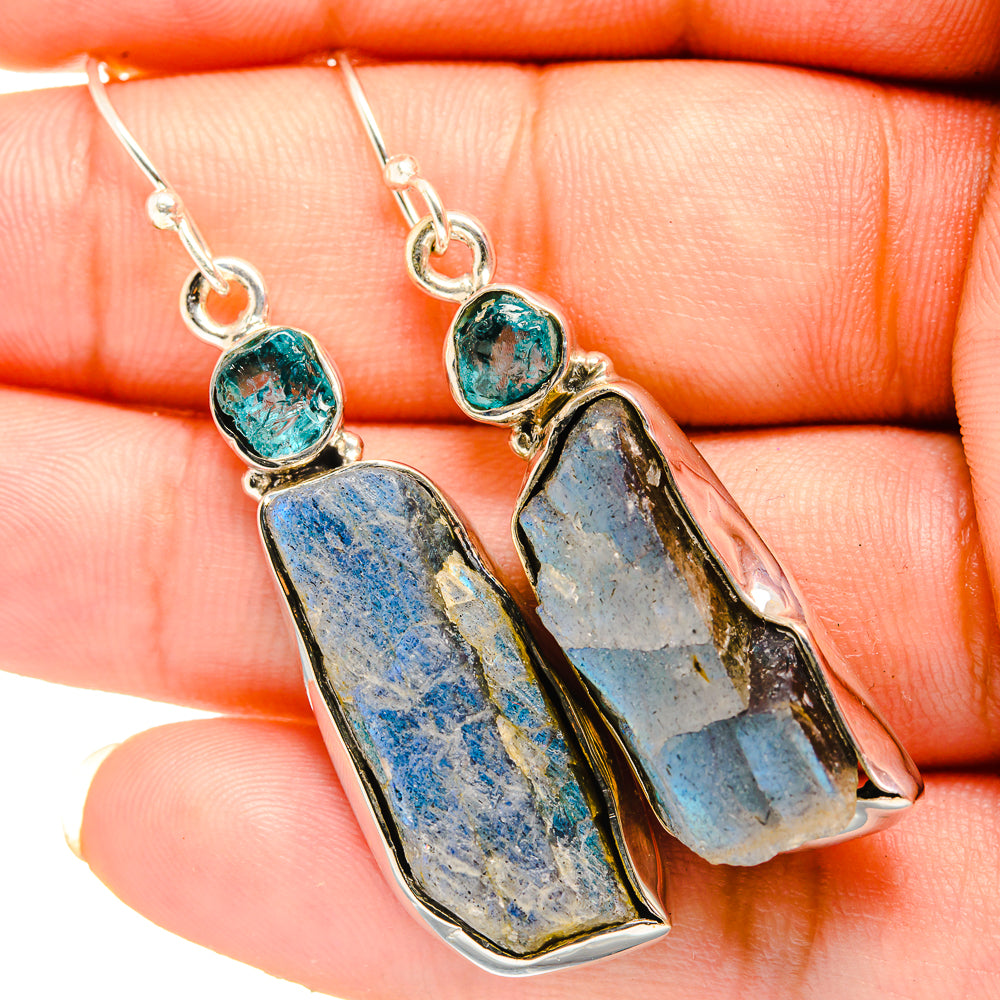 Labradorite Earrings handcrafted by Anasilvercos - EARR419820