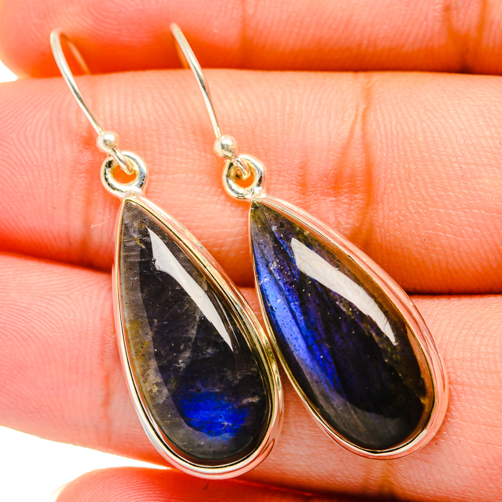 Labradorite Earrings handcrafted by Anasilvercos - EARR419844