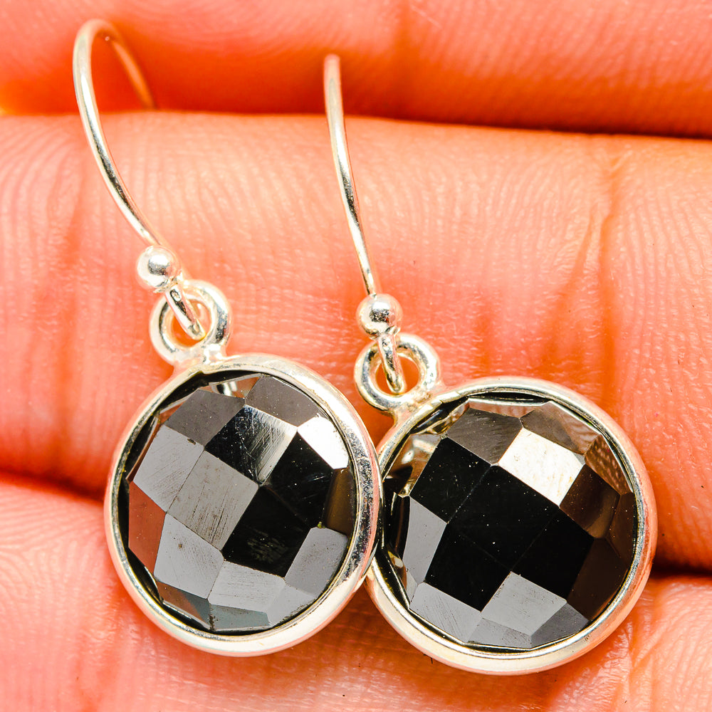 Hematite Earrings handcrafted by Anasilvercos - EARR419854