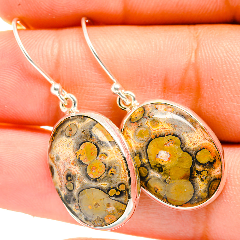 Poppy Jasper Earrings handcrafted by Anasilvercos - EARR419959