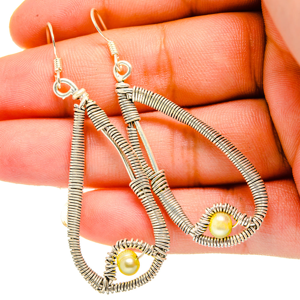 Cultured Pearl Earrings handcrafted by Anasilvercos - EARR419961
