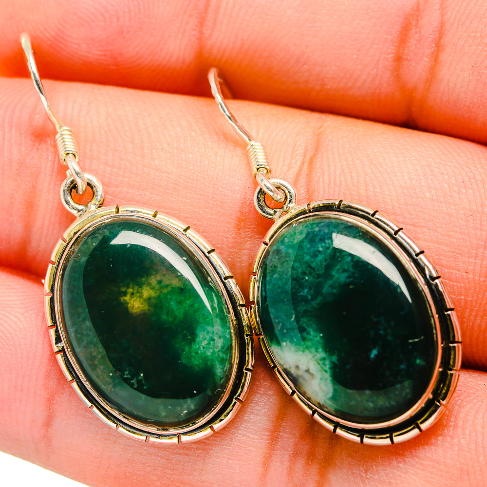 Ocean Jasper Earrings handcrafted by Anasilvercos - EARR419975
