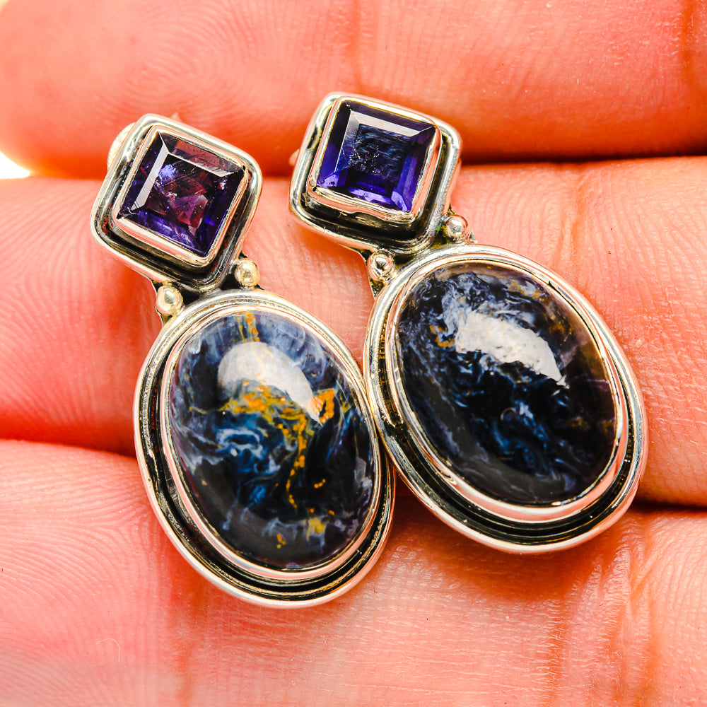 Pietersite Earrings handcrafted by Anasilvercos - EARR420059